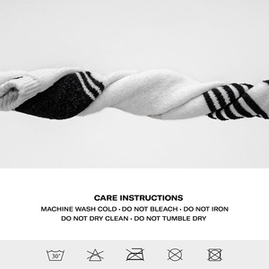 Chaussettes de sport en tricot doux pour adultes, couleur blanche, respirantes, avec bout renforcé, antidérapantes, pour la course à pied, usage quotidien, en coton - Product Image 5