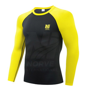 High Performance Athletic Gym <b>Compression</b> Base Layer Training Quick Dry Wear Active Fit X Long Sleeves <b>Compression</b> <b>Shirt</b> - Product Image 5
