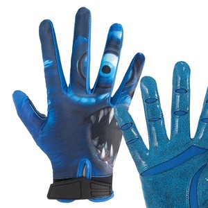 Gants de receveur de football américain professionnels, adhérence optimale, durables, anti-choc, légers, respirants, à doigts complets - Product Image 4
