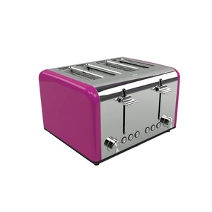 Độc Đáo 4-Slice Điện Kim Loại Bánh Sandwich Toaster Pop-up Sản Xuất Bánh Mì Cho Nhà Hoặc Khách Sạn Nhà Bếp Thiết Kế Độc Đáo Thiết Bị Nhà Bếp - Product Image 5