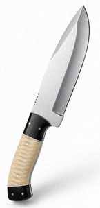 Custom Handmade Camping Stainless Steel <b>Knife</b> with Camel and Buffalo <b>Bone</b> <b>Handle</b> Fixed Blade DIY Grade OEM Available - Product Image 2