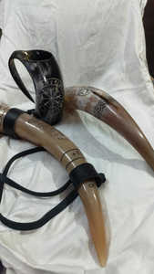 Cuerno Vikingo Original Hecho a Mano, Material Orgánico, Estilo Animal Religioso, Tallado y Pulido, para Regalo de Boda, Cerveza, Cerveza Artesanal, al por Mayor - Product Image 3