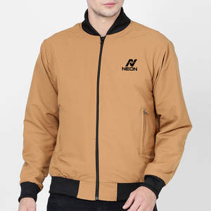 Chaqueta bomber para hombre con estilo y logotipo personalizados, de alta calidad, talla grande, informal. - Product Image 1