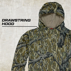 Prix de gros – Sweats à capuche respirants pour hommes pour la chasse en hiver – Haut de gamme en polyester/nylon - Product Image 3