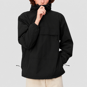 Custom Men's Lightweight Waterproof <b>Rain</b> <b>Jackets</b> Quarter Zipper <b>Jacket</b> Soft Shell Windbreaker with Zipper Closure Breathable - Product Image 4