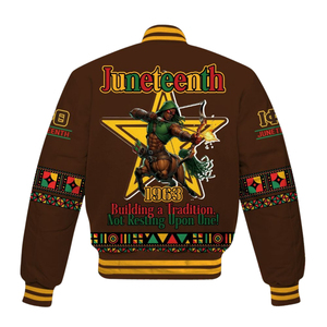 เสื้อแจ็คเก็ตโอตา ฟิ ทีตา รุ่น Letterman สำหรับชมรมนักศึกษากรีก เสื้อแจ็คเก็ตวาร์ซิตี้สำหรับผู้ชาย - Product Image 4