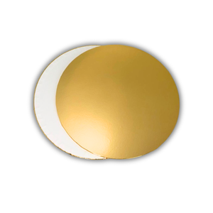 Assiette Ronde en Carton Doré, Écologique, Matériaux Recyclés, Surface Antiadhésive, Qualité Alimentaire, Personnalisable, Usage Commercial, Fête - Product Image 2