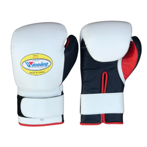 Gants de boxe de compétition en cuir de vachette premium à lacets pour entraînement en salle de combat – Fabricant de marques privées - Product Image 1