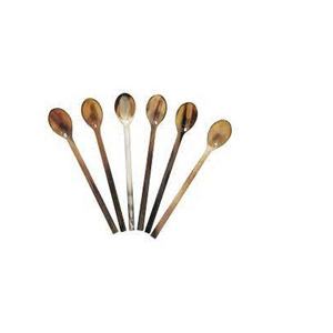 Cuillère de service en corne de bufflonne naturelle style occidental pour restaurant – Couverts de table en corne de bufflonne et de bœuf - Product Image 4