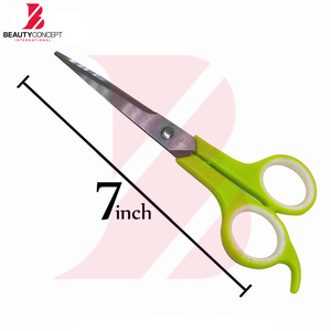 Green Plastic Handle Barber Scissors Stainless Steel Razor <b>Edge</b> Hair Salon Cutting Scissor For Beauty Hairdressing <b>Tools</b> - Product Image 6
