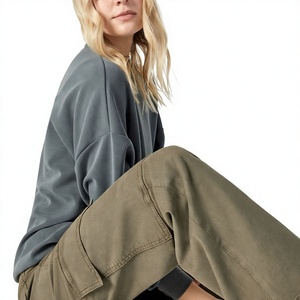 OEM Custom Logo Anti-static Breathable Eco-Friendly Formal Winter Cargo <b>Pants</b> Women Durable Polyester Regular Fit Elastic Waist - Product Image 6