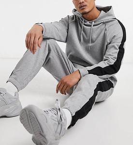 Chándal personalizado de alta calidad para hombre, chándal de lana, diseño de rayas antiretráctiles, tejido bordado, nueva temporada de invierno - Product Image 2