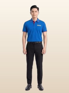 Polo d'uniforme universitaire ANIMA pour homme - Product Image 1