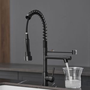 Rubinetto da Cucina Commerciale Monocomando in Acciaio Inox con Doccetta Estraibile per Lavello - Product Image 5