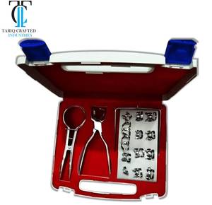 New Arrival Rubber Dam Dental Kit Clamp Forceps <b>Punch</b> Frame <b>Set</b> Professional TARIQ CRAFTED INDUSTRIES - Product Image 6