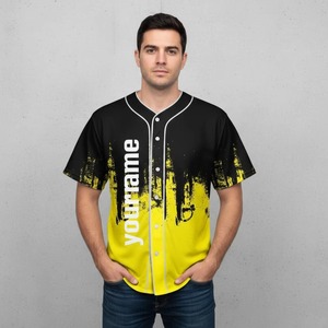 Uniforme de Béisbol Corto con Logotipo del Equipo, 100% Transpirable, de Alta Calidad, Personalizado con Sublimación de Color, 100% Poliéster - Product Image 5
