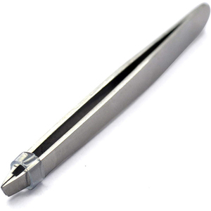 Pinzas para Cejas de Acero Inoxidable con Punta Inclinada, Diseño Personalizado, Calidad Grado A+, Pinzas Profesionales para Depilación - Product Image 3