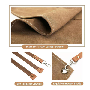 Tabliers de Barbier Élégants Double Couche en Polyester/Nylon, Haute Qualité, Durables, Sur Mesure, Couleurs Personnalisables, OEM HYSAF, Outils de Salon de Coiffure - Product Image 5