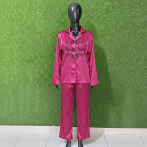 Conjuntos de Pijamas de Algodón Cómodos para Mujer, Ropa de Dormir para Niñas, Precio al por Mayor de Alta Calidad OEM Premium - Product Image 2
