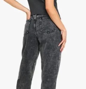 Jeans en denim pour femmes, style charpentier, multi-poches, décontractés, coupe bootcut, fournisseur de vêtements en gros sous marque privée - Product Image 4