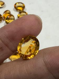 Pierre ronde facettée en citrine de qualité supérieure pour bagues, cristal de citrine véritable, prix de gros par l'exportateur - Product Image 3