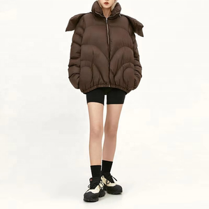 NOUVEAU Veste matelassée d'hiver pour femme avec logo personnalisé Manteau matelassé chaud d'extérieur Vestes en duvet pour femme à la mode Veste en duvet pour femme - Product Image 2