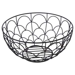 <b>Large</b> Round Wire Bowl For Fruit Vegetable Storage Stylish Kitchen Counter Display <b>Basket</b> Organizer Home Use - Product Image 1