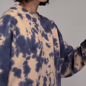 Sweat-shirts à capuche en coton personnalisés pour hommes, coupe oversize, tie-dye, pull-over, vente en gros, logo brodé, polaire, séchage rapide, imprimé pour l'hiver - Product Image 1
