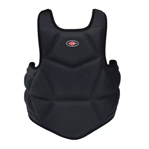Protectores de Pecho de Cuero Sintético de Alta Calidad, Transpirables, Ligeros y Duraderos, para Entrenamiento de MMA, Kick Boxing y Protección Abdominal - Product Image 1