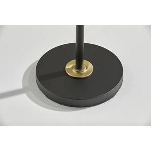 Lampe sur pied élégante blanche avec abat-jour en lin pour les espaces intérieurs minimalistes - Product Image 5