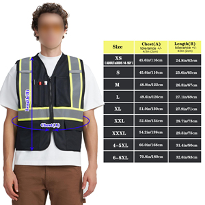 Safety Vest High Visibility Reflective Stripes For <b>Logistic</b> Personnel Warehouse Staff Delivery Driver Industrial Protective Wear - Product Image 5