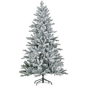 Albero di Natale Artificiale Innevato da 180 cm con 994 Punte, Supporto Pieghevole in Metallo, Facile Montaggio, Albero Natalizio Pieghevole per Casa e Ufficio - Product Image 2