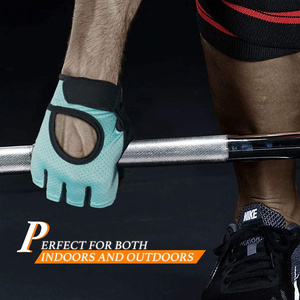 Guantes de cuero para silla de ruedas, deportivos, con protección completa de la palma, para entrenamiento, gimnasio, ciclismo, ejercicio, transpirables, ultraligeros, con logo personalizado - Product Image 3