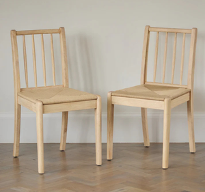 Juego de Mesa de Comedor Redonda Moderna de Madera de Mindi Sólida con Sillas de Madera Minimalistas para Comedor, Hogar, Villa, Restaurante y Hotel - Product Image 3