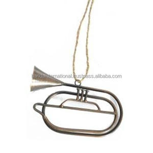 Banda decorativa colgante de hierro con acabado negro para decoración del hogar y otras decoraciones navideñas o regalos de Navidad - Product Image 5