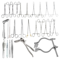 Ensemble d'instruments chirurgicaux rectaux professionnels, 36 pièces, kit d'instruments de résection chirurgicale, acier inoxydable, qualité hospitalière