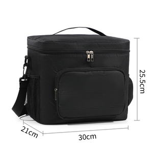 กระเป๋าปิคนิคทรงสี่เหลี่ยมขนาดใหญ่ขายดีข้ามประเทศ กล่องอาหารกลางวันแบบหุ้มฉนวนอะลูมิเนียมฟอยล์แบบเรียบง่าย กระเป๋าเก็บความเย็นแบบหนา - Product Image 6