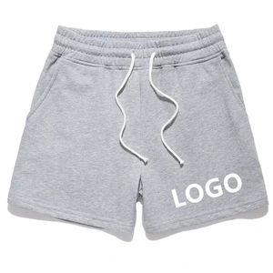Shorts en molleton pour hommes, directement de l'usine, shorts en coton personnalisés, shorts de sport décontractés, vente en gros - Product Image 4