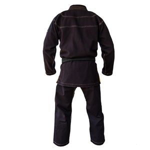 Kimono de BJJ para Hombre, Adulto, Azul, 100% Algodón, Corte Regular, Teñido Liso, Ropa de Artes Marciales, Uniforme de Karate - Product Image 5
