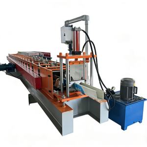 Machine de fabrication de gouttières et de descentes d'eau <span class=keywords><strong>en</strong></span> acier sans soudure à grande vitesse, ligne de production complète avec contrôle PLC - Product Image 2
