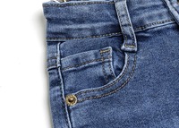Nouvelle Collection Multi-Lot Jeans Décontractés Coupe Droite Respirants pour Garçons 2-14 Ans, Pantalons en Denim Déchiré à Taille Ajustable pour Enfants