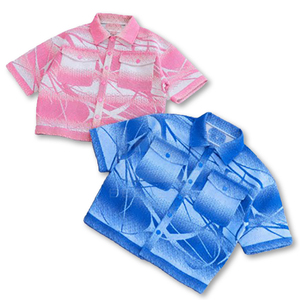 Camiseta de manga corta azul personalizada con estampado, fabricación de ropa OEM/ODM, venta al por mayor con descuento, camiseta en oferta. - Product Image 1