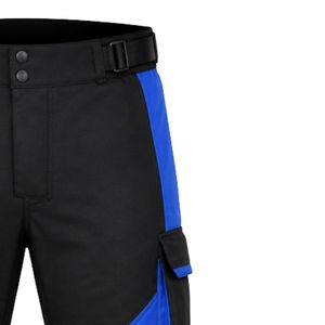Pantalones de Motocicleta Negros y Azules para Hombre, Pantalones de Protección para Motociclistas, Pantalones de Carreras Resistentes, Ropa Deportiva para Viajes al Aire Libre - Product Image 4