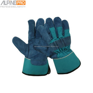 Gants de travail et de conduite en cuir de chèvre grainé au design moderne, anti-choc, antidérapants, anti-coupure, fabrication OEM - Product Image 5