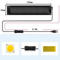 Pantalla LED Flexible de 16*64 mm para Montaje en Vehículos, con Texto Desplazable, para Pantallas de Bienvenida en Centros Comerciales y Ascensores, OEM