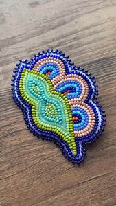 Elegante Pinza para el Cabello con Bordado y Cuentas, Hecha a Mano, Estilo Vintage, para Bodas y Fiestas, Pinza Decorativa para Mujer, Barrete de Moda - Product Image 3