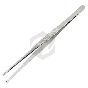 Tissue Thumb Forceps Multi-Purpose Lab Tweezers with Blunt, 1x2 <b>Rat</b> Tooth 12 Inch Handling Medic Instruments - Product Image 1