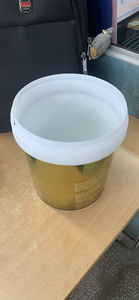 Xinbei Custom <b>Small</b> Transparent Plastic Square Milk <b>Bucket</b> Food Grade PP Material with Good Sealing Lid 280ml-5L Sizes - Product Image 4