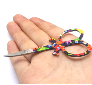 Ciseaux droits professionnels EasyNail en acier inoxydable, nouveau design aile de fleur, pour cuticules, manucure, pédicure, ongles et sourcils - Product Image 3