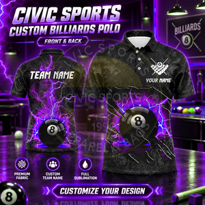 Camisetas de Equipo de Piscina para Hombre, Personalizadas, Digitales, Transpirables, de Secado Rápido, 100% Poliéster, de Alta Calidad - Product Image 2